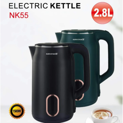 Novena Electric Kettle NK 55 – 2.8 Liter | Fast, Safe & Stylish Boiling