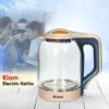 Kiam Glass Electric Kettle – 1.8 Liter Heat-Resistant Glass Kettle