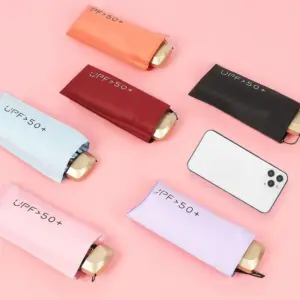 Mini iPhone Umbrella Travel Rain/Sunscreen Compact 7inc Folding Umbrella Stylish Addition Modern – Choice Expression