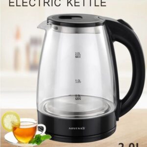 Novena Glass Fast Boiling Electric Kettle – 2 Liter
