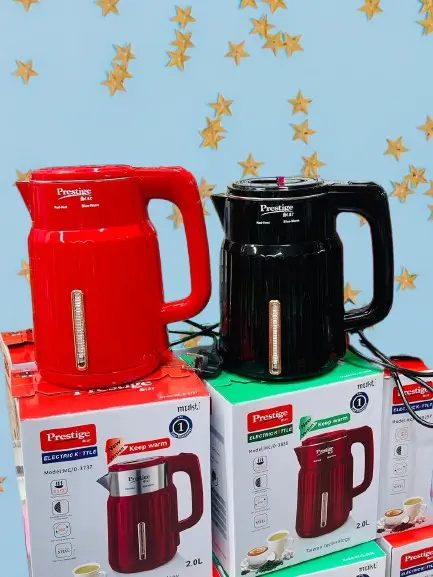 Prestige Star Electric Kettle (MC/D-3838) – 2.0 Liter Stainless Steel Fast Boil Kettle