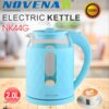 Novena NK44G Glass Plastic Hot Water Electric Kettle