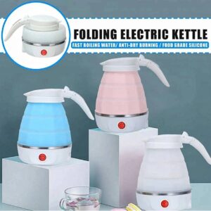 Electric Kettle Collapsible Kettle 600ml Small Foldable Kettle
