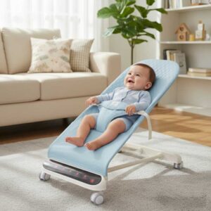 LED Musical Baby Bouncer Chair with Wheels | 4-in-1 Adjustable Baby Bouncer