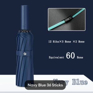 BMW 12-Rib Heavy Duty Umbrella, Multifunctional auto open & auto close best umbrella