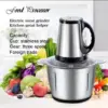Electric Meat Grinder/Chopper – Prestige 3L Multi-Function Food Processor for Home, Kitchen & Restaurants, 3-Speed Control Blender for Vegetables