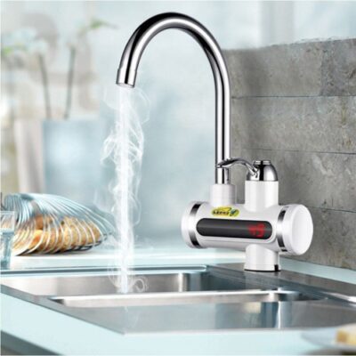 Digital Instant Hot Water Tap for Basin | 3000W Instant Heating | Adjustable Temperature 30–60°C | Energy Saving & Safe Design