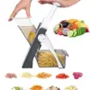 4-in-1 BRAVA Adjustable Spring Slicer for Kitchen Use