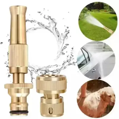 Copper High Pressure Garden Sprinkler Hose Nozzle