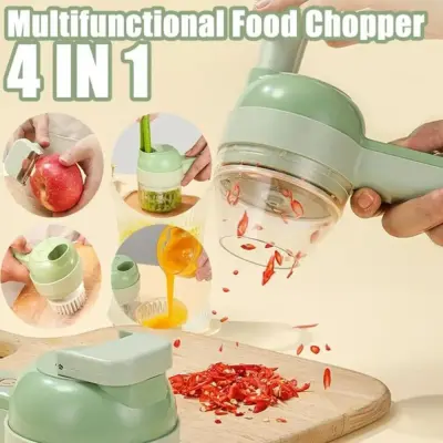 4 in 1 Portable Electric Vegetable Slicer Rechargeable