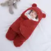 Ultra-Soft Baby Sleeping Bag Fleece Swaddle Blanket
