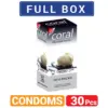Coral Vanilla Flavored Lubricated Natural Latex Condom