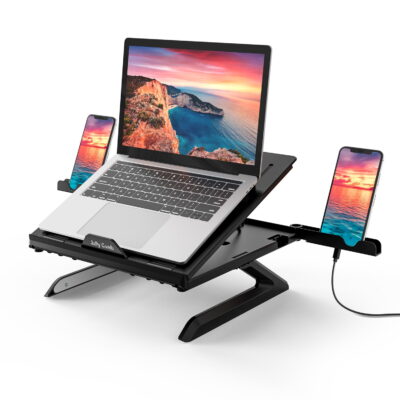 Multi-Level Adjustable Laptop Lamp/Mobile Stand