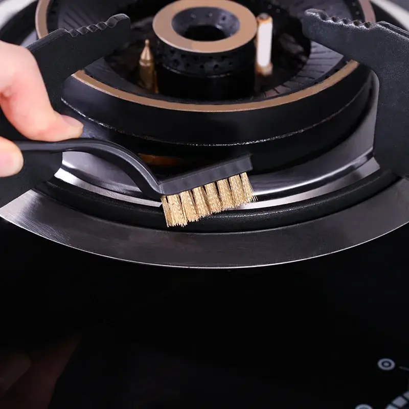 3Pcs Gas Stove Wire Brush Set – Heavy Duty Stove Cleaner