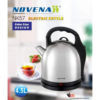 Novena NK57 Stainless Steel Electric Kettle – 4.5 Liter (Silver)