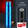 Mini Electric Shaver for Men USB Rechargeable Razor
