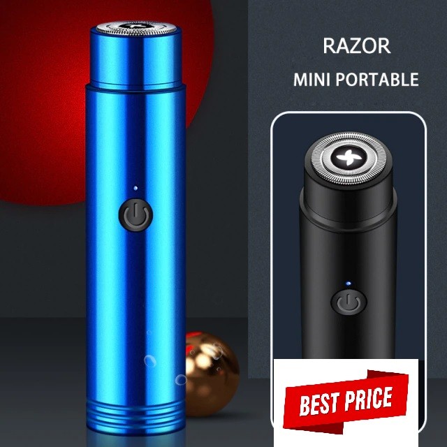 Mini Electric Shaver for Men USB Rechargeable Razor