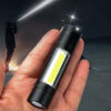 Rechargeable LED Flashlight Torch USB Portable 4 Modes