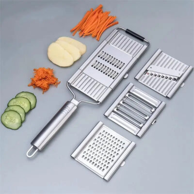 4-in-1 Vegetable Slicer Stainless Steel Cutter Set