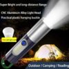 XST-836 Strong Zoom LED Flashlight USB Rechargeable