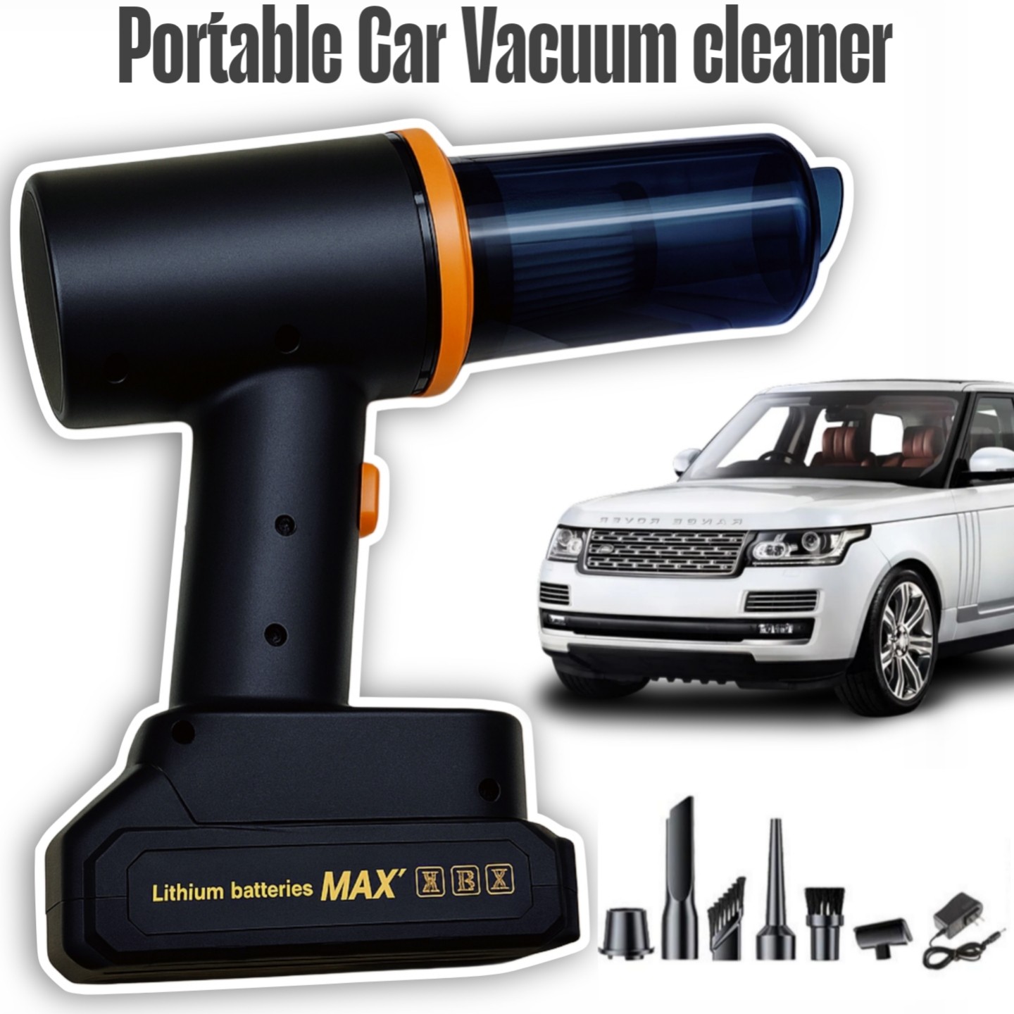 Rechargeable Portable Car Vacuum Cleaner High Power