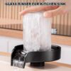 Automatic Glass Cup Rinser High Pressure Sink Washer