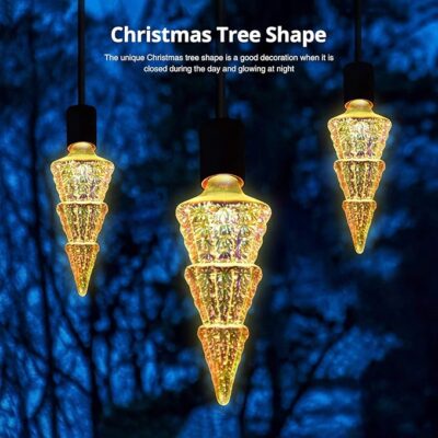 3D Firework LED Bulb – Christmas Tree Decorative Light