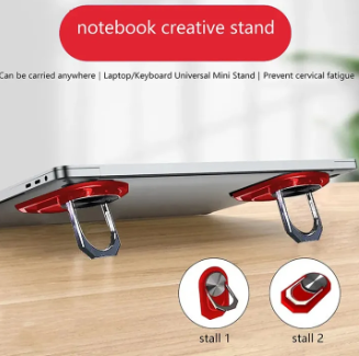 Tablet Keyboard Cooling Stand Feet 2PCS Foldable Non-slip