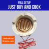 Cooking Heater 1500W Coil with 50-inch Strong Cable