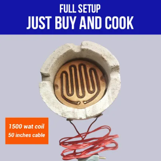 Cooking Heater 1500W Coil with 50-inch Strong Cable
