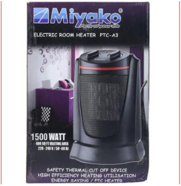 Miyako PTC-A3 High Efficiency Room Heater 1500W
