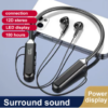FUPANG Wireless Neckband Headphones with LED Display