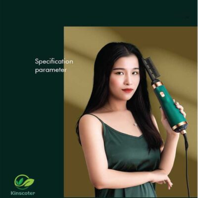 3-in-1 Hair Dryer Comb Hot Air Straightener Curler