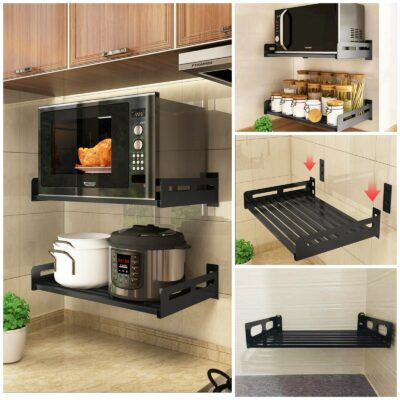 Wall Hanging Oven Rack Durable Metal Kitchen Storage