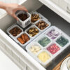 6-Grid Refrigerator Organizer Storage Box for Kitchen