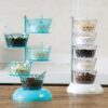 360° Rotating Spice Rack Organizer for Kitchen Counter