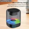 Colorful Light Bluetooth Speaker with 3D Bass Audio
