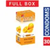 Coral Orange Flavoured Lubricated Latex Condom