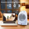 2000W Portable Fan Heater 120°, 2 Heat Settings – 1204A