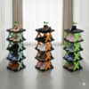 5-Layer Multifunctional Black Shoe Organizer Rack HL013