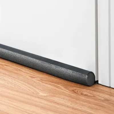 Windproof Door Bottom Draft Seal Strip Double Guard Plus