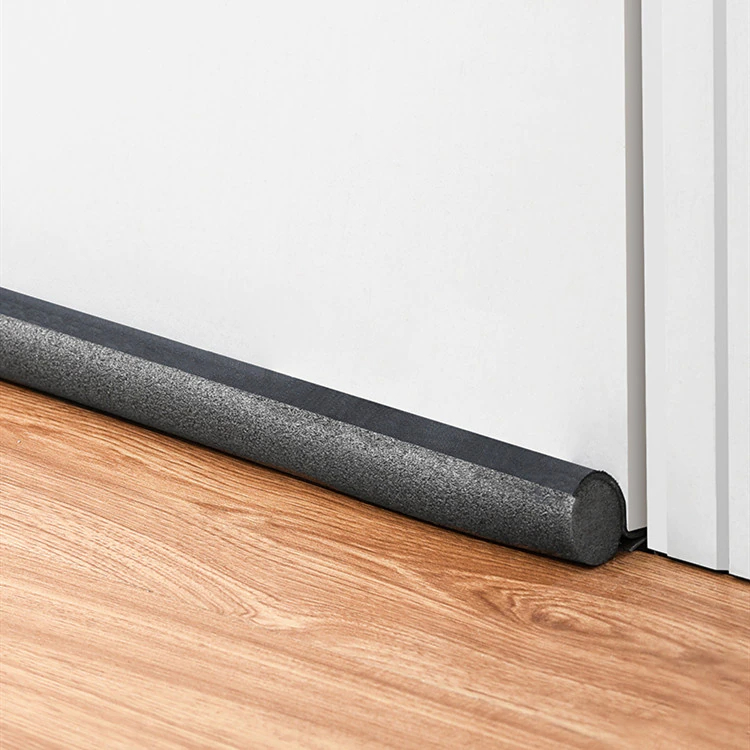 Windproof Door Bottom Draft Seal Strip Double Guard Plus