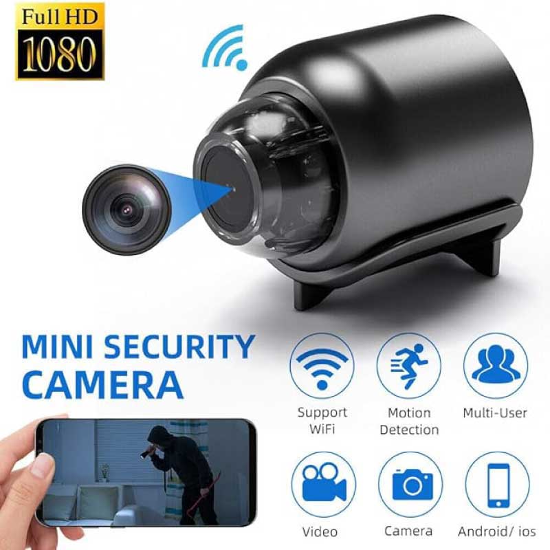 Rechargeable Mini WiFi Camera 1080P Night Vision CCTV