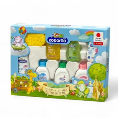 Kodomo Baby Gift Set 0+ | 8Pcs Newborn Care Essentials